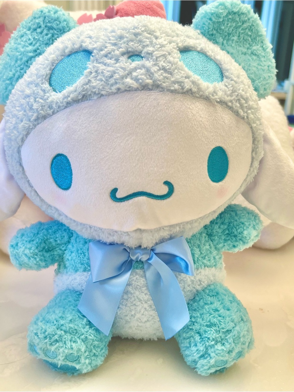 Cinnamoroll Plush in Panda Costume
